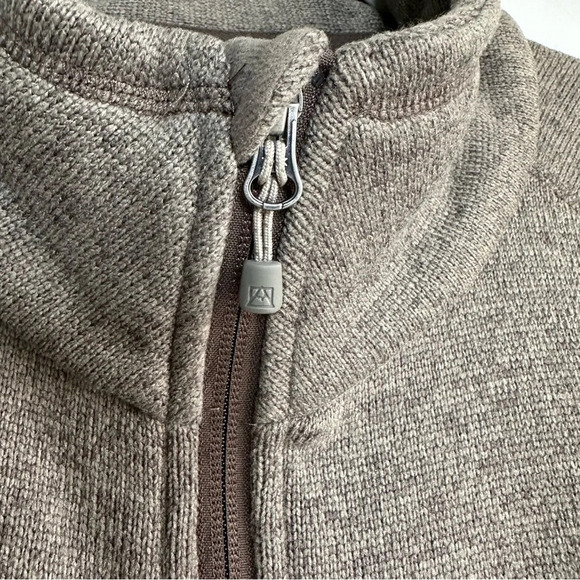 Mens Avalanche Zip Front Jacket Size XXL Olive Green Pockets Long Sleeve Hiking - Picture 2 of 12